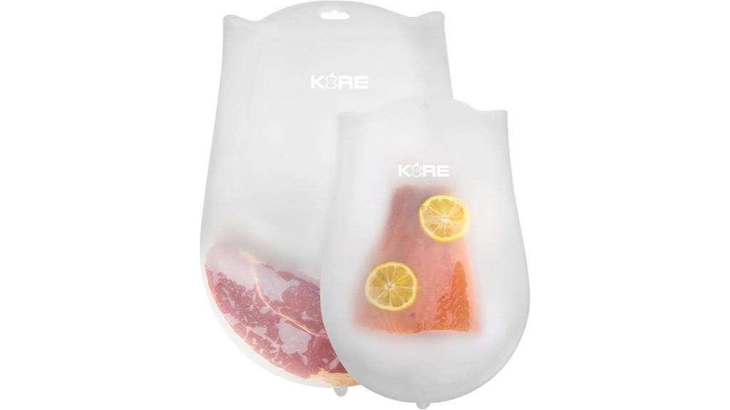 reusable silicone sous vide bags