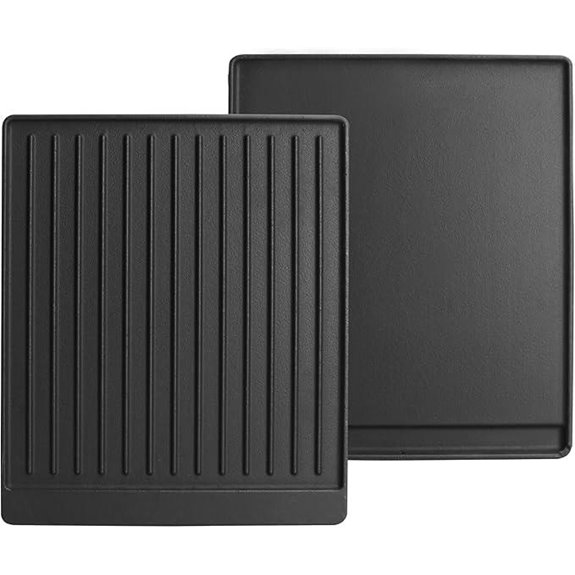 2-in-1 Reversible Cast Iron Griddle for Grills