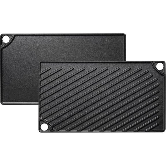 EWFEN Reversible Cast Iron Grill/Griddle Pan