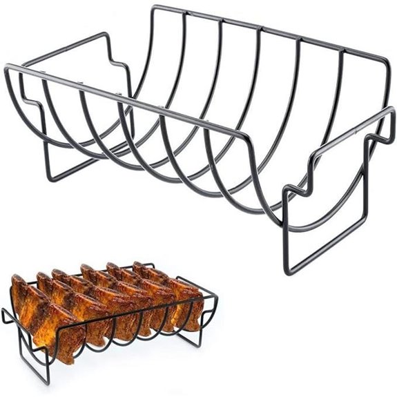 BBQ Rib Racks for Smoking Oven Grill