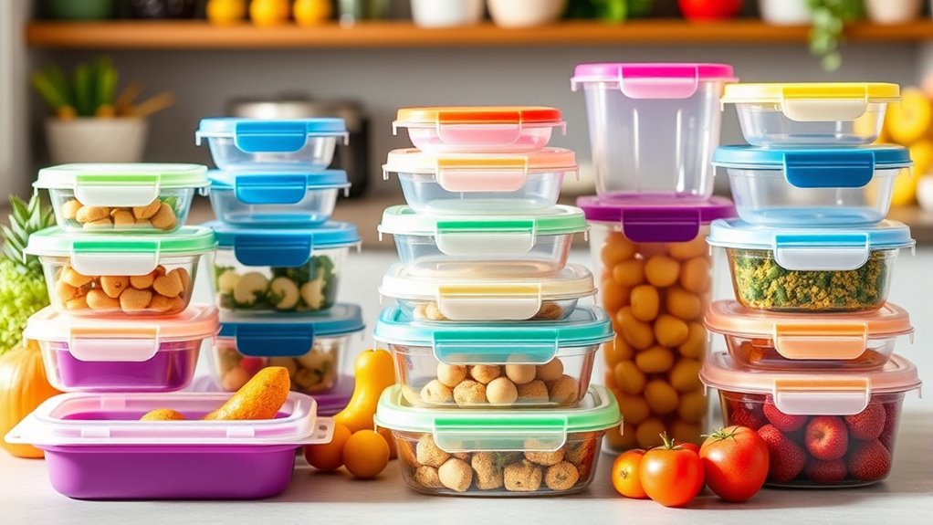 safe airtight stackable containers