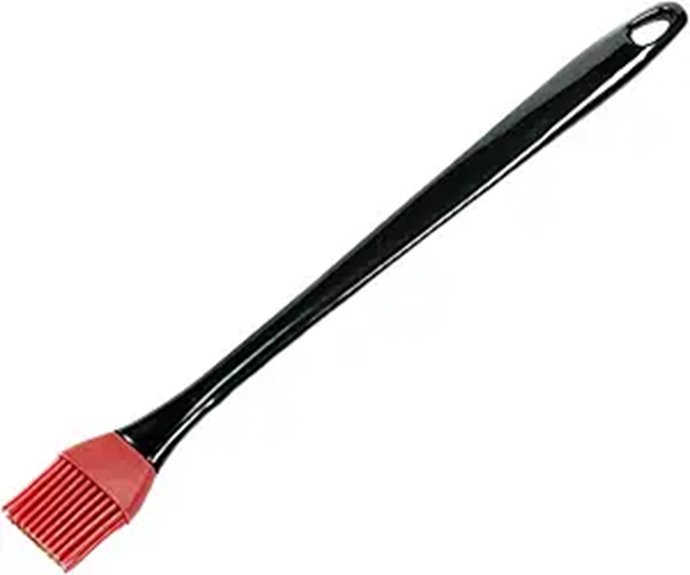Chef Craft Select Silicone Basting Brush 14 inch Black/Red