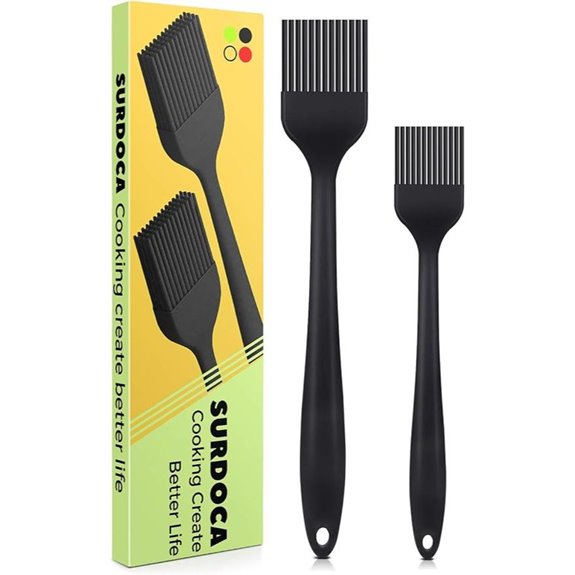 SURDOCA Silicone Pastry Basting Brushes (2-Pack)