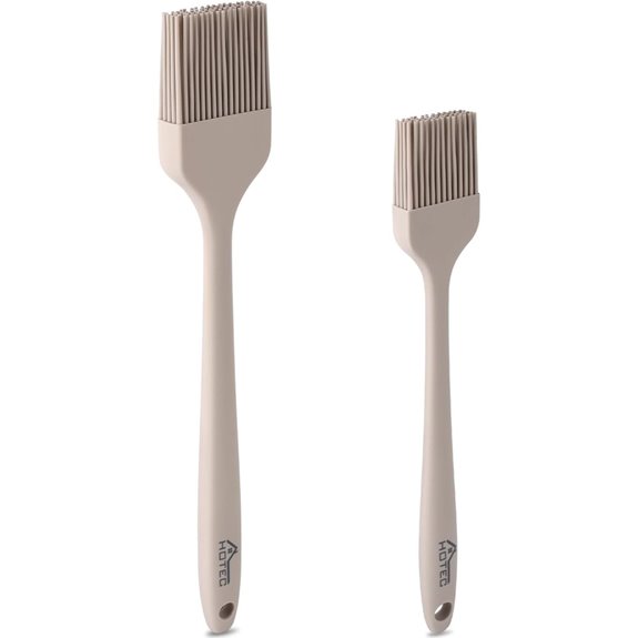 HOTEC Silicone Basting Brushes for Cooking (Set of 2)