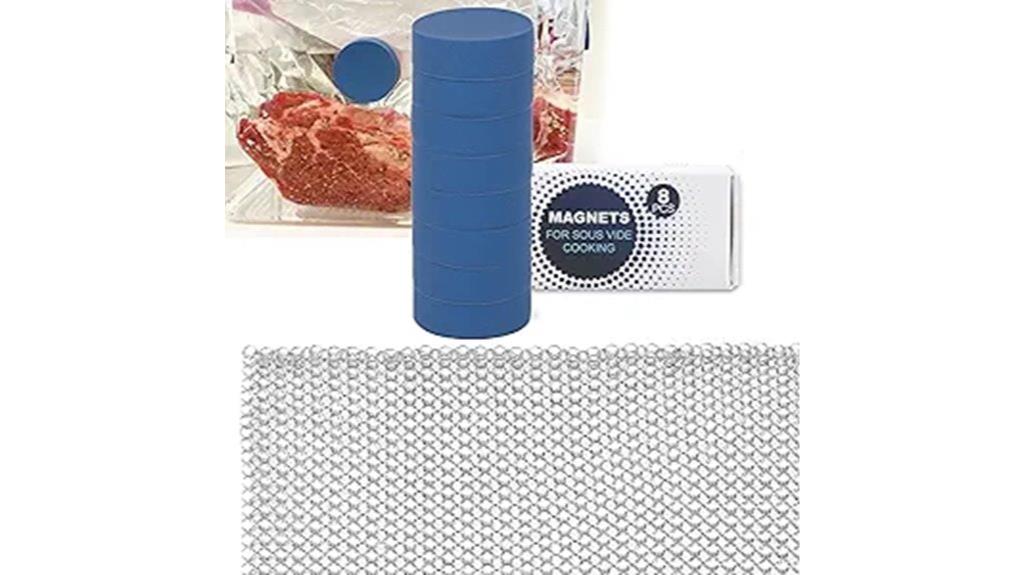 silicone coated magnets steel mesh