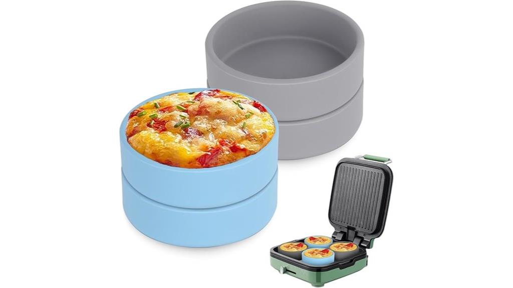 silicone egg mold set