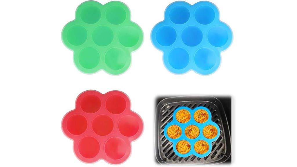 silicone egg mold set