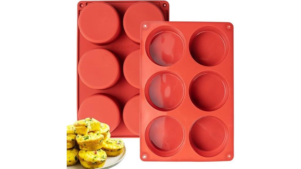 silicone frittata egg molds