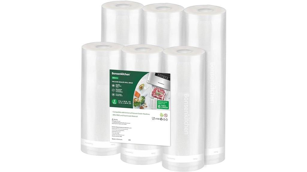 six roll vacuum sealer set