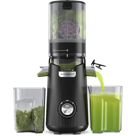ACOQOOS Slow Masticating Juicer Machine
