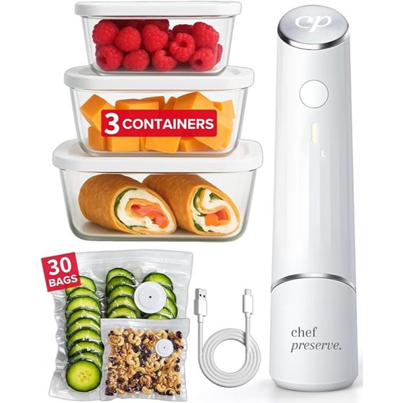 Chef Preserve Compact Vacuum Sealer for Food