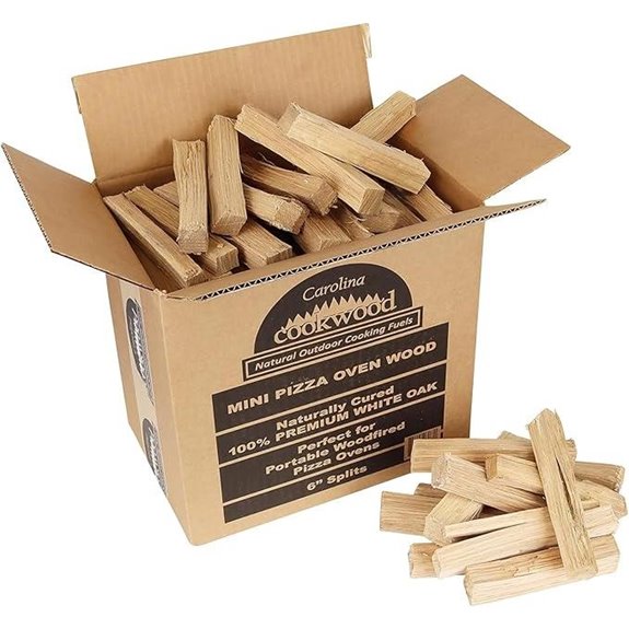 Mini Pizza Oven Wood Logs (6 Inch White Oak)