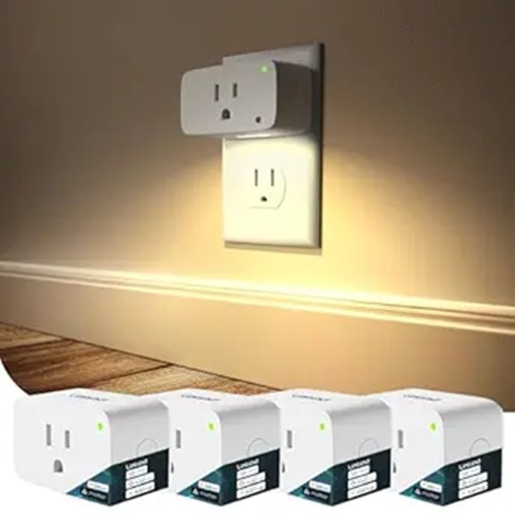 Linkind Smart Plug with LED Night Light (4 Pack)