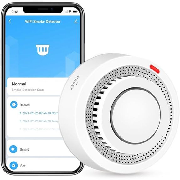 Smart Smoke Detector with App Notifications and Control