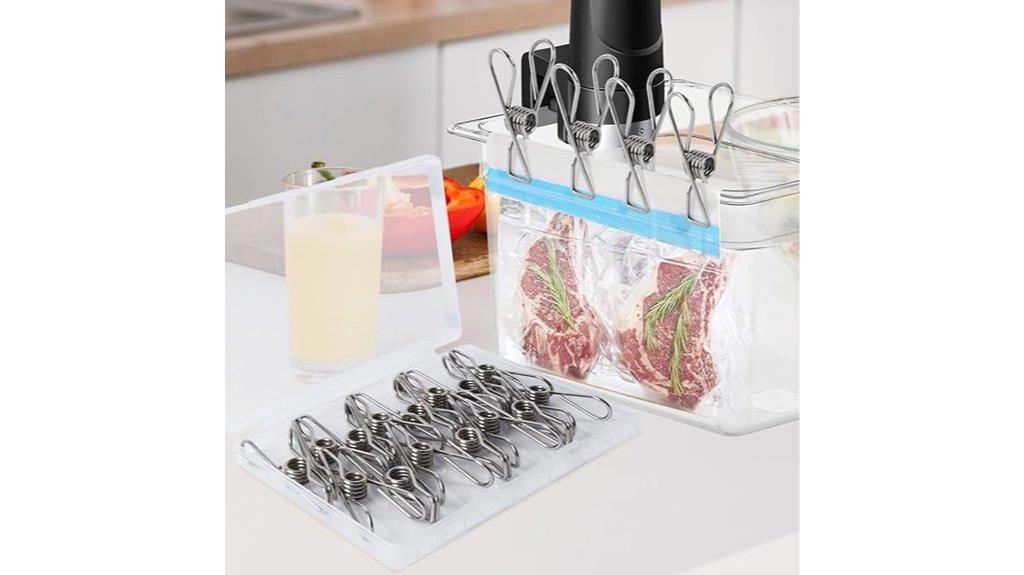 sous vide clip set