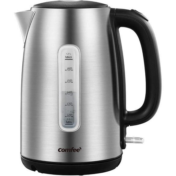 COMFEE Stainless Steel Electric Kettle (1.7 Liter) Stainless Steel Electric Kettle (1.7 Liter)
