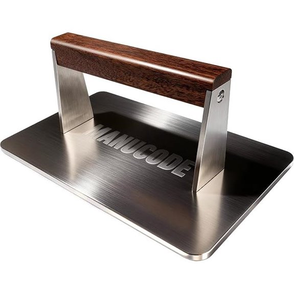 Stainless Steel Bacon Press for Grilling and Searing