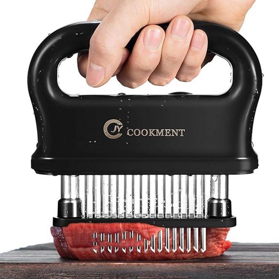 JY COOKMENT Meat Tenderizer with Stainless Steel Blades
