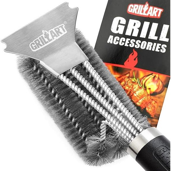 stainless steel grill brush