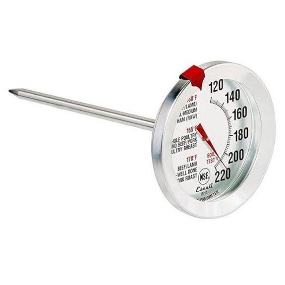Escali Stainless Steel Meat Thermometer with Large Dial
