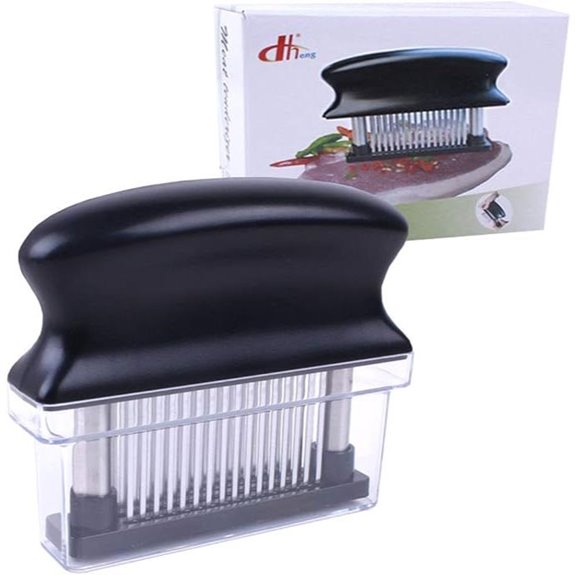 Meat Tenderizer with 48 Stainless Steel Needles