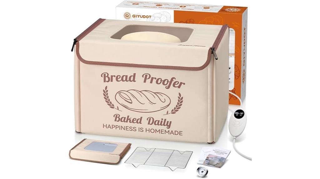 temperature timer bread proofing