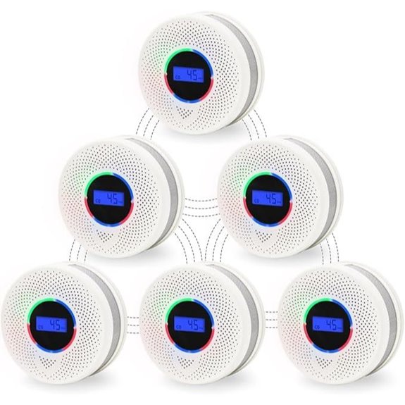 10-Year Battery Wireless Smoke and CO Detector (6 Pack)