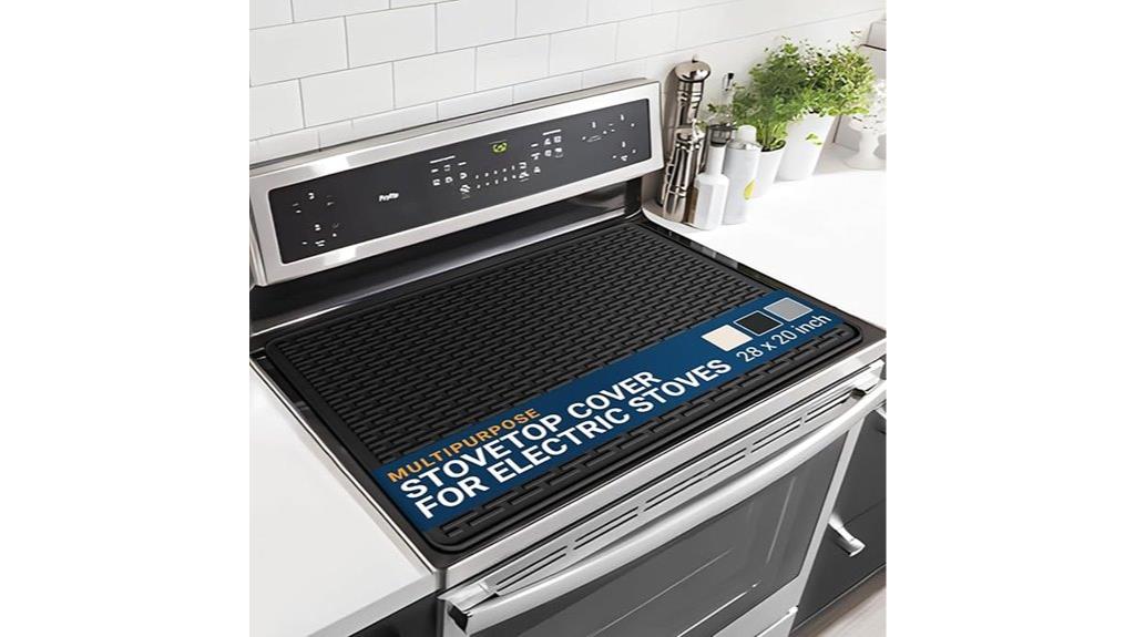 thick silicone stove cover