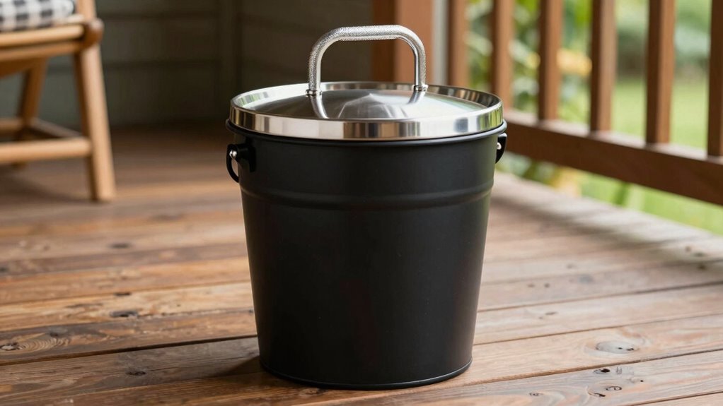 top ash buckets with lids