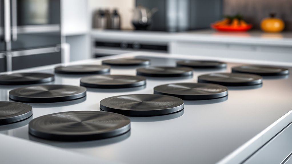 top induction interface disks