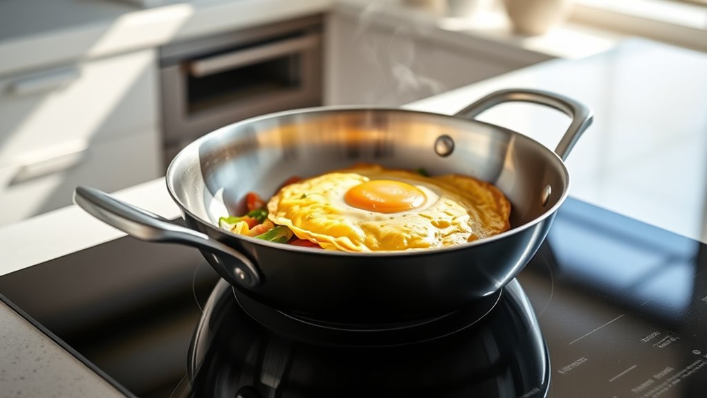 top induction stainless pans