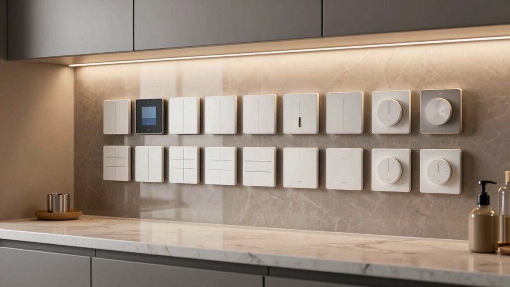 top kitchen light switches