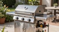 top storage grill carts