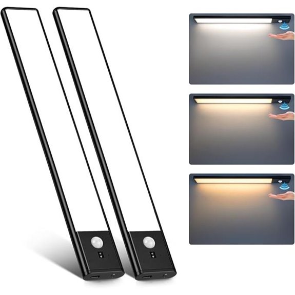 80 LED Motion Sensor Under Cabinet Lights (2 Pack)