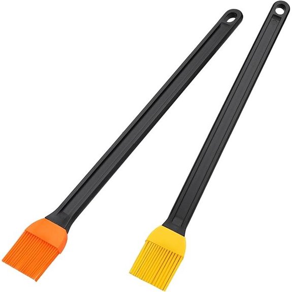 AmoreAngel 14 Two-Tone Silicone Basting & Grill Brush