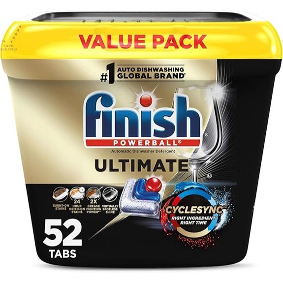 Finish Ultimate Dishwasher Pods 52 Count