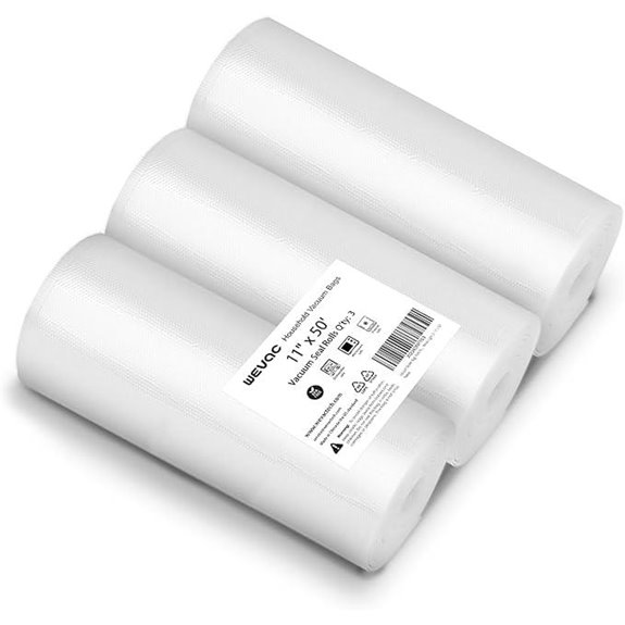 Wevac Lite Vacuum Sealer Rolls Bags (3 Rolls)