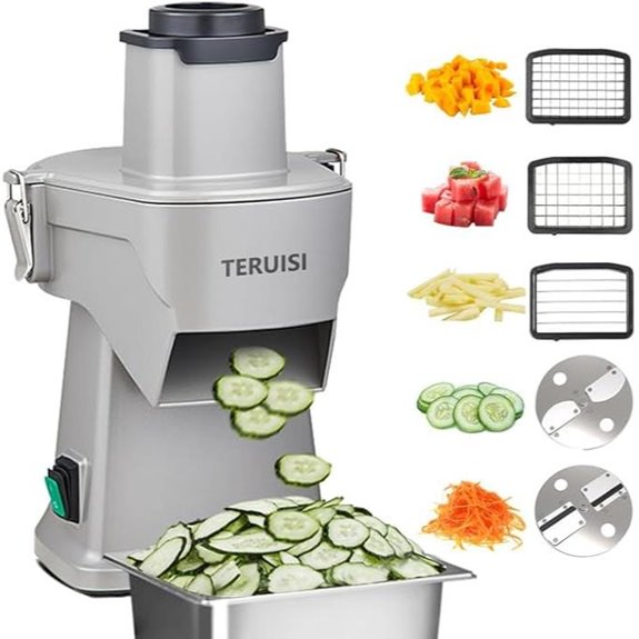 4-In-1 Electric Vegetable Chopper and Food Processor