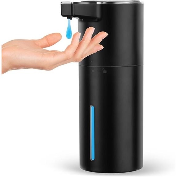 Automatic Touchless Soap Dispenser - Wall Mounted Black
