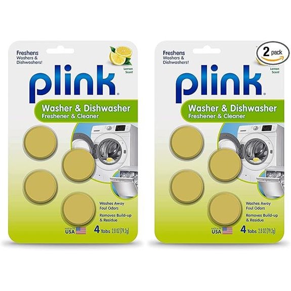 Plink Washer and Dishwasher Freshener and Cleaner