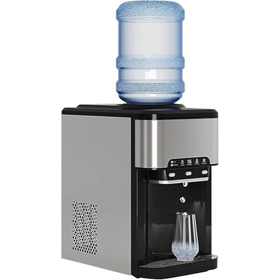 TABU 3 in 1 Countertop Water Dispenser with Ice Maker