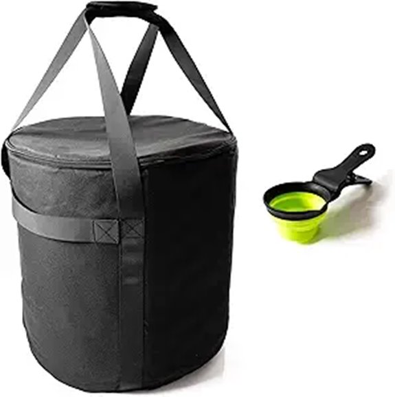 Fuel Pellet Storage Bag with Scoop Waterproof 20 Lbs