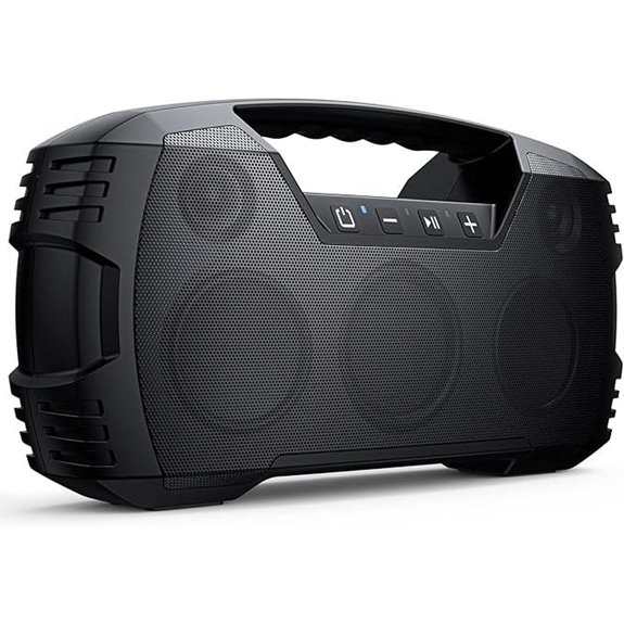 IPX7 Waterproof Bluetooth Speaker with Deep Bass