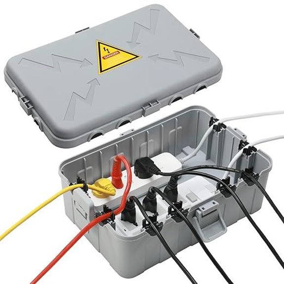 Hrensaw Waterproof Outdoor Electrical Box (12.5x8.5x5in)