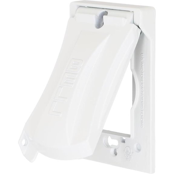 Hubbell MX1050W Weatherproof 12-in-1 Metal Flip Cover