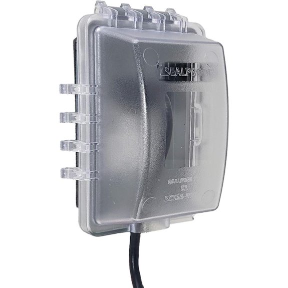 Sealproof Weatherproof 1-Gang Outlet Cover