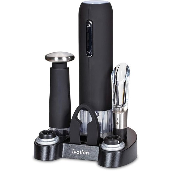 Ivation Wine Gift Set with Electric Opener and Accessories