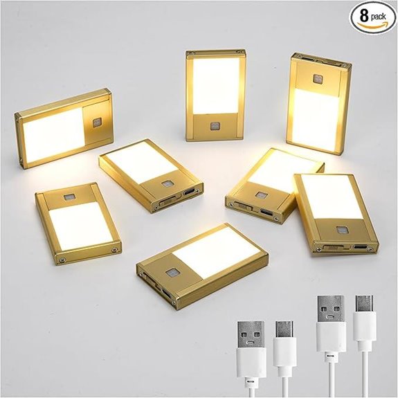 Rechargeable Motion Sensor Night Lights (8-Pack)