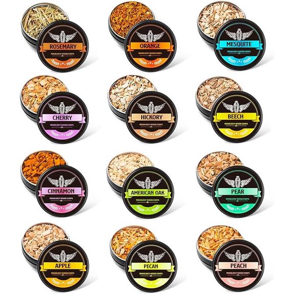 Natural Wood Chips for Cocktails and Smoking