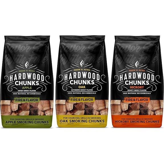 Fire & Flavor Wood Chunk Bundle for Smoking